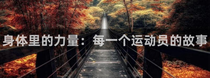 bbin视讯游戏官网：身体里的力量：每一个运动员的故事
